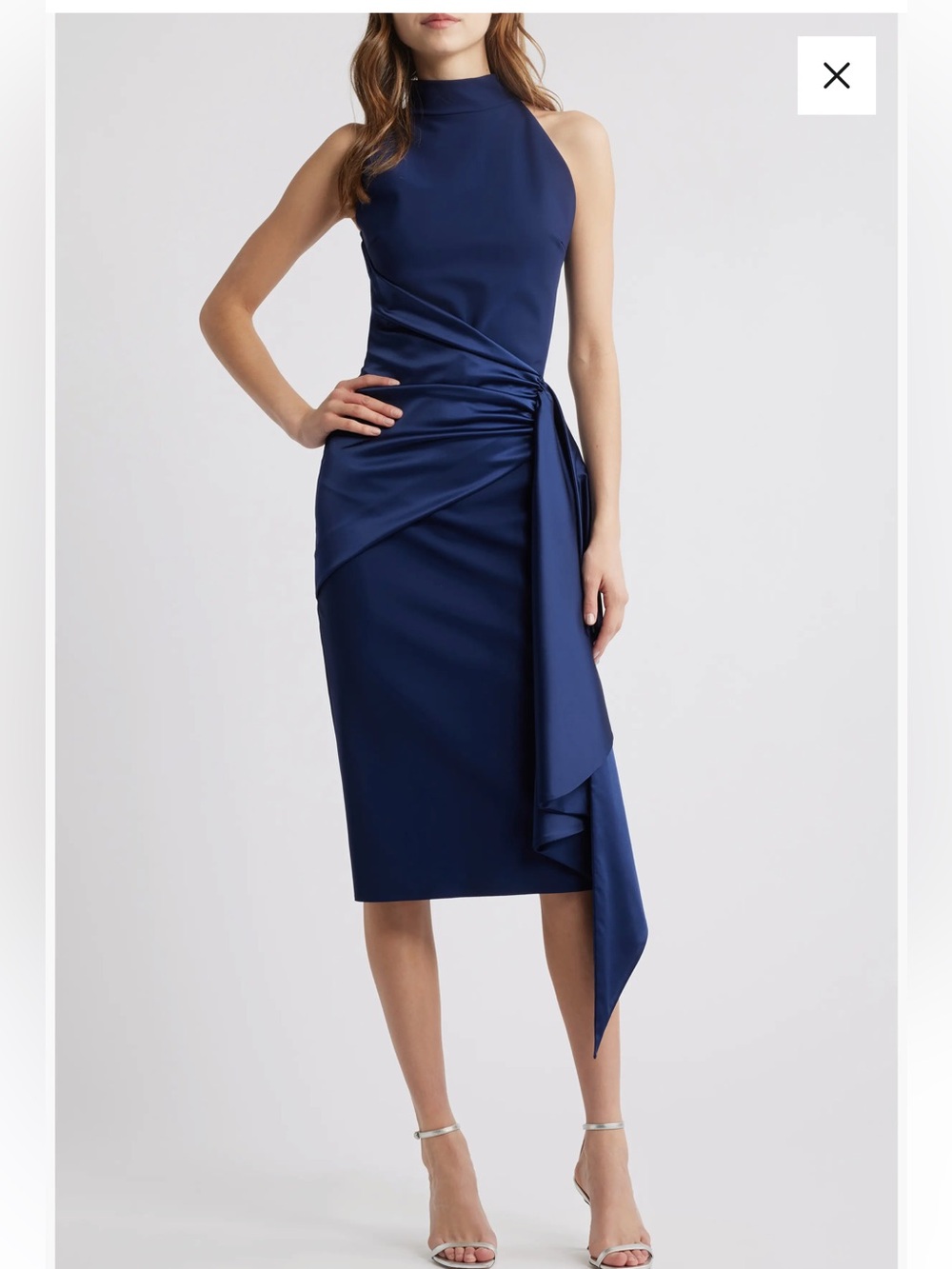 Chiara Boni Gudairi Sleeveless Midi Dress